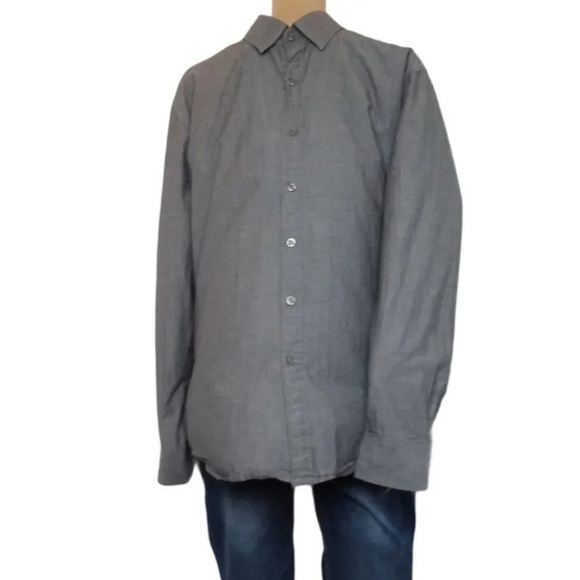Paul Jones Gray Button Down Shirt - Picture 1 of 5
